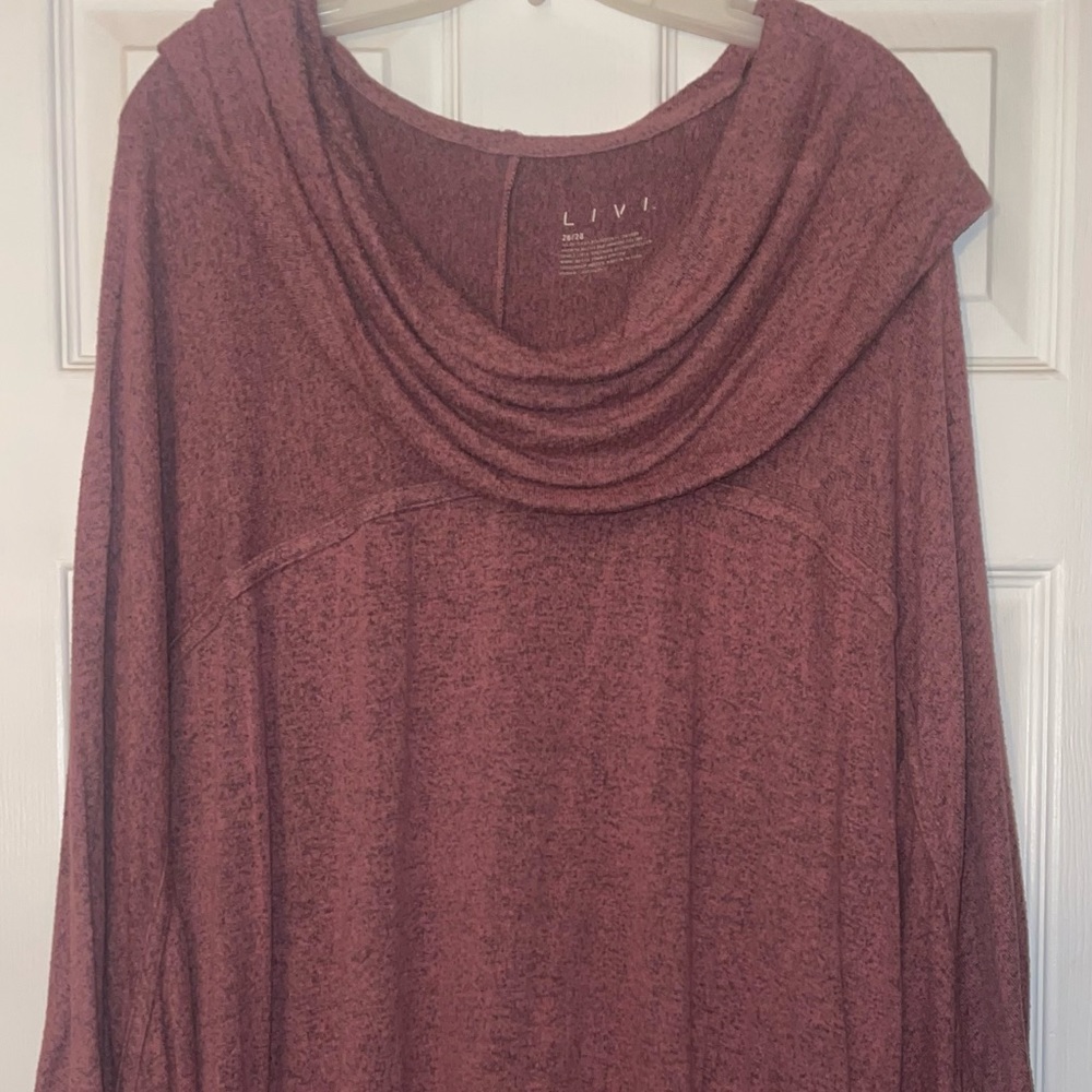 Livi active cowl neck sweatshirt